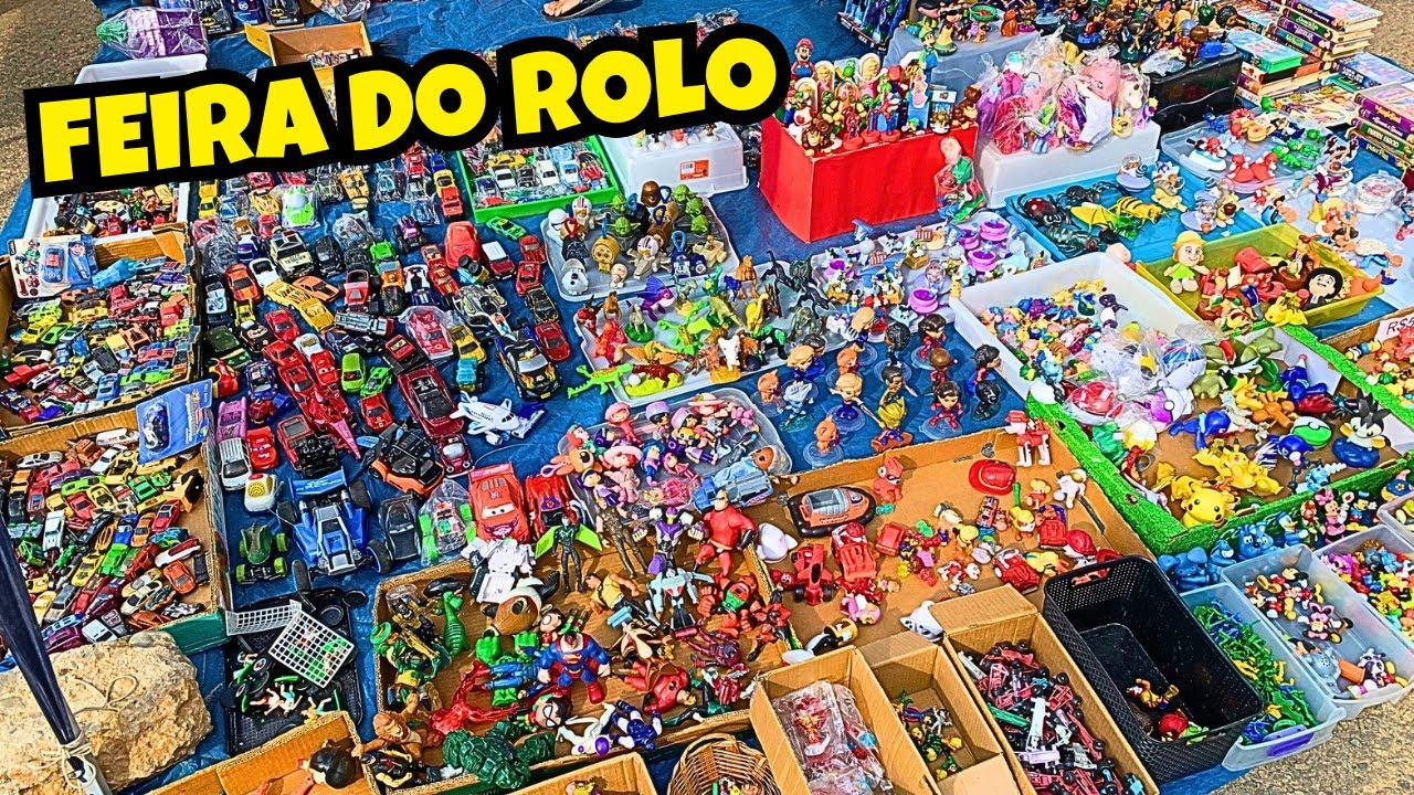 CAÇADA DE BRINQUEDOS na FEIRA do ROLO em GUARULHOS, TRANSFORMERS.