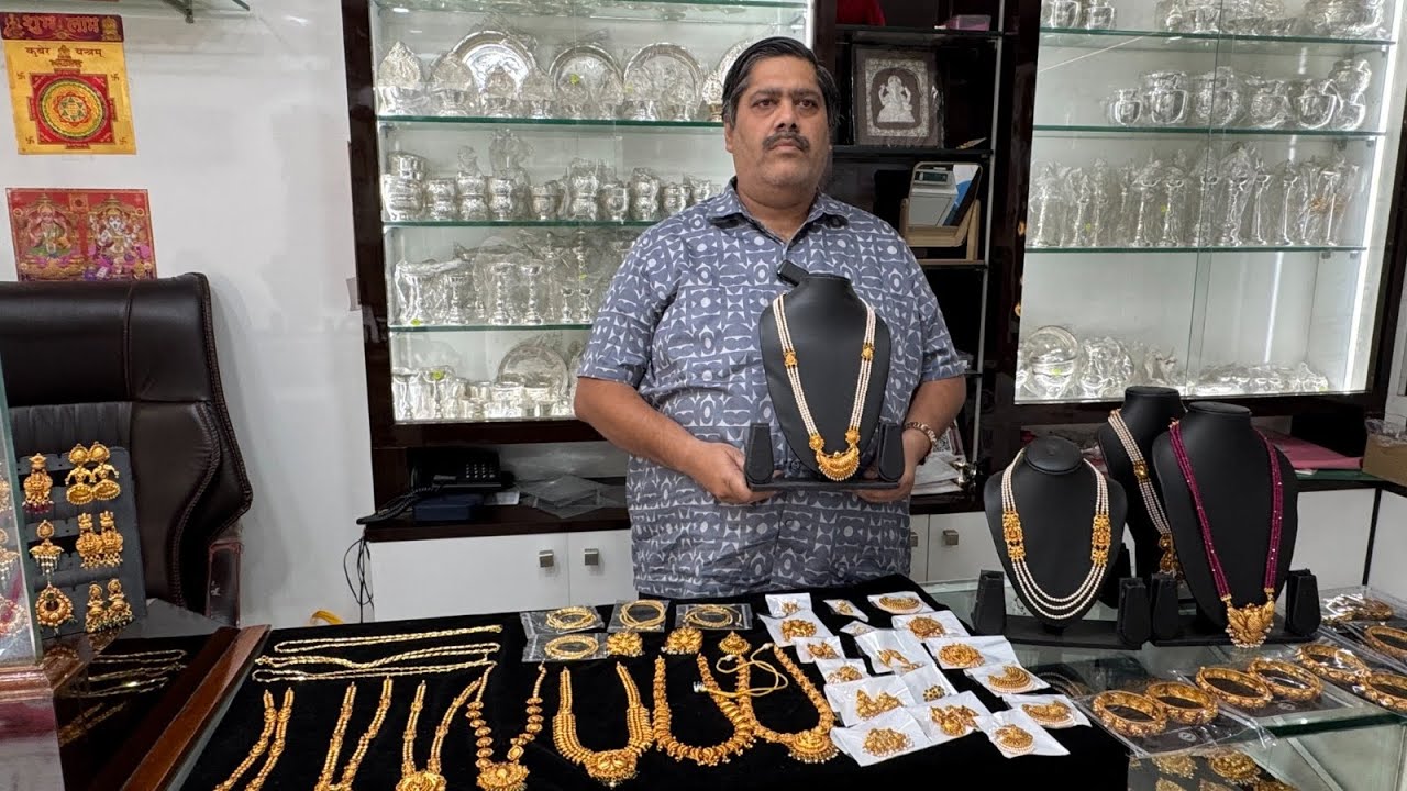 Bangalore Exclusive Gold Plated Pure Silver Jewellery | Pure Silver Jewlery designs | Shipping Avl