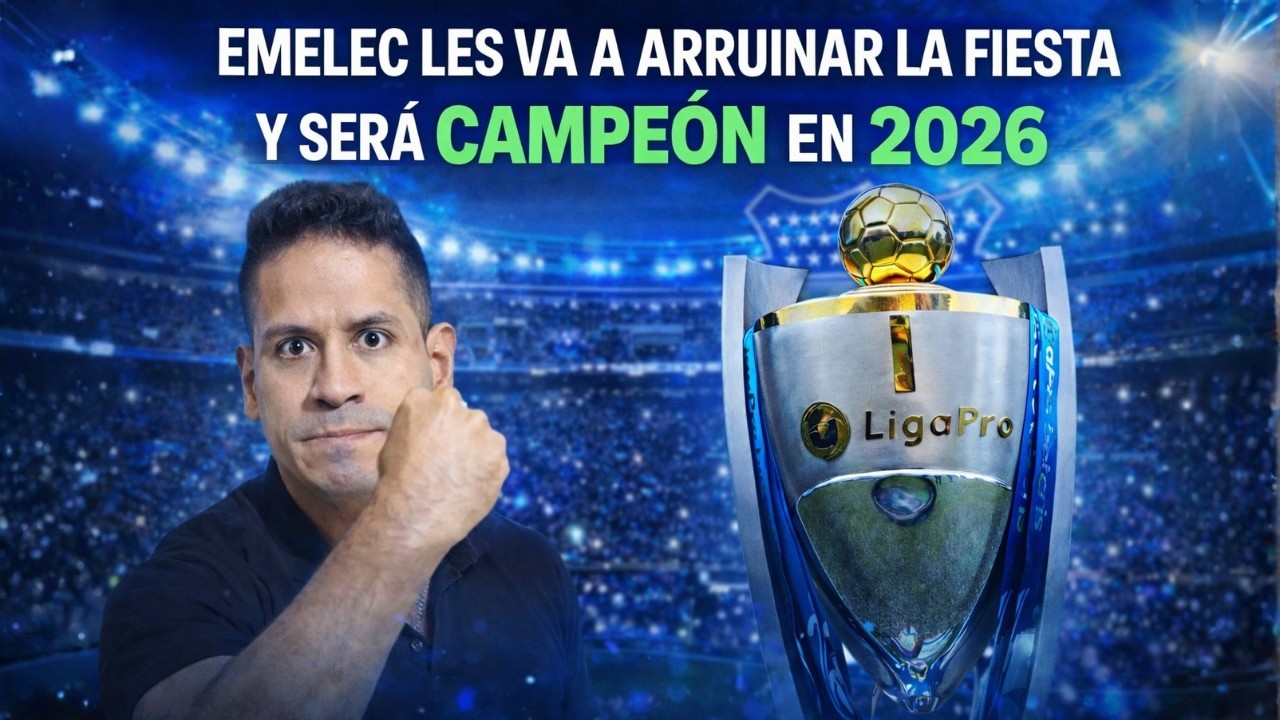 Luis Miguel Delgado: Emelec les va a arruinar la fiesta y será campeón en 2026