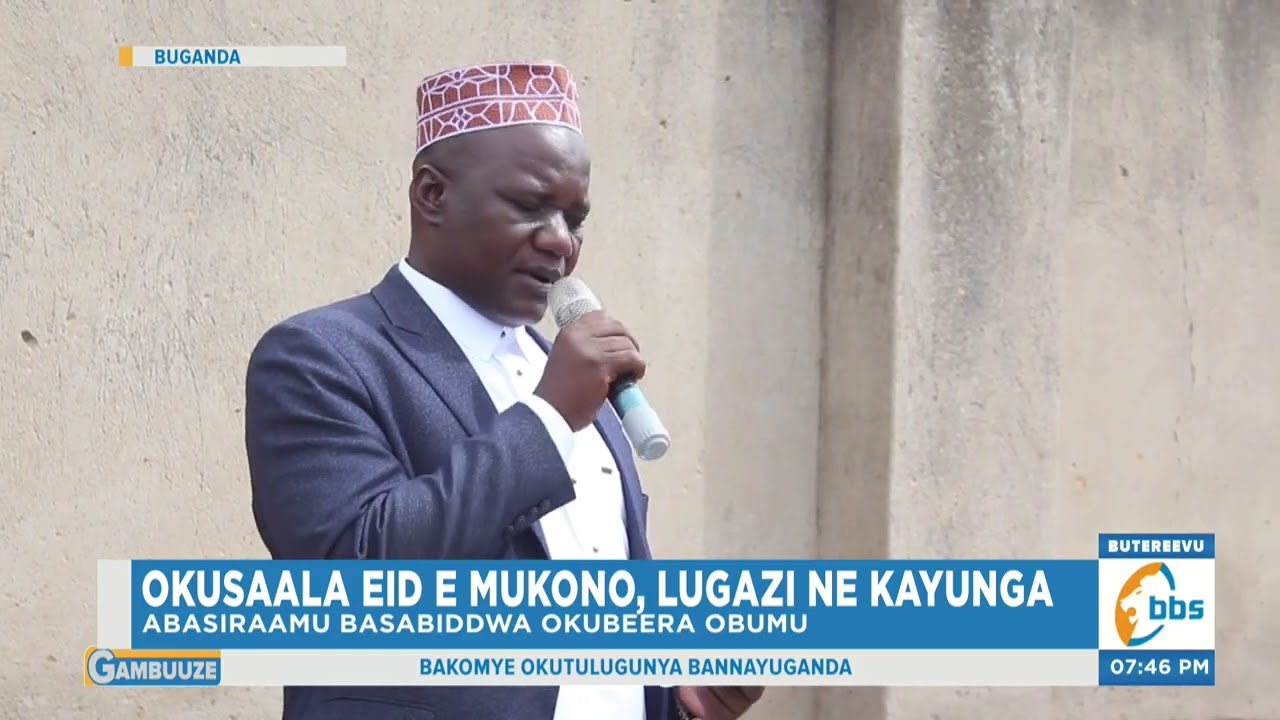 Okusaala Eid e Mukono, Lugazi ne Kayunga, Abasiraamu Basabiddwa Okweyisa nga Bwebabdde mu Kisiibo