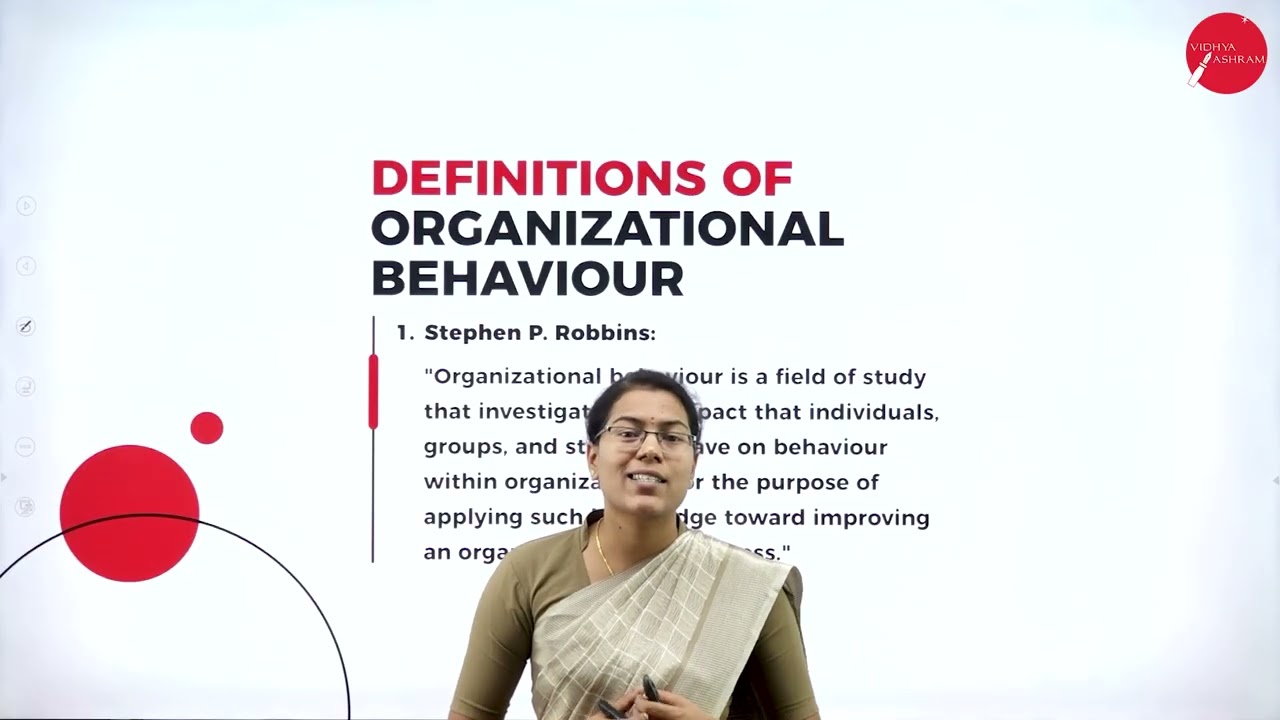 DAY 01 | ORGANISATIONAL BEHAVIOUR | II SEM | BBA |  FUNDAMENTALS OF ORGANIZATIONAL BEHAVIOUR | L1