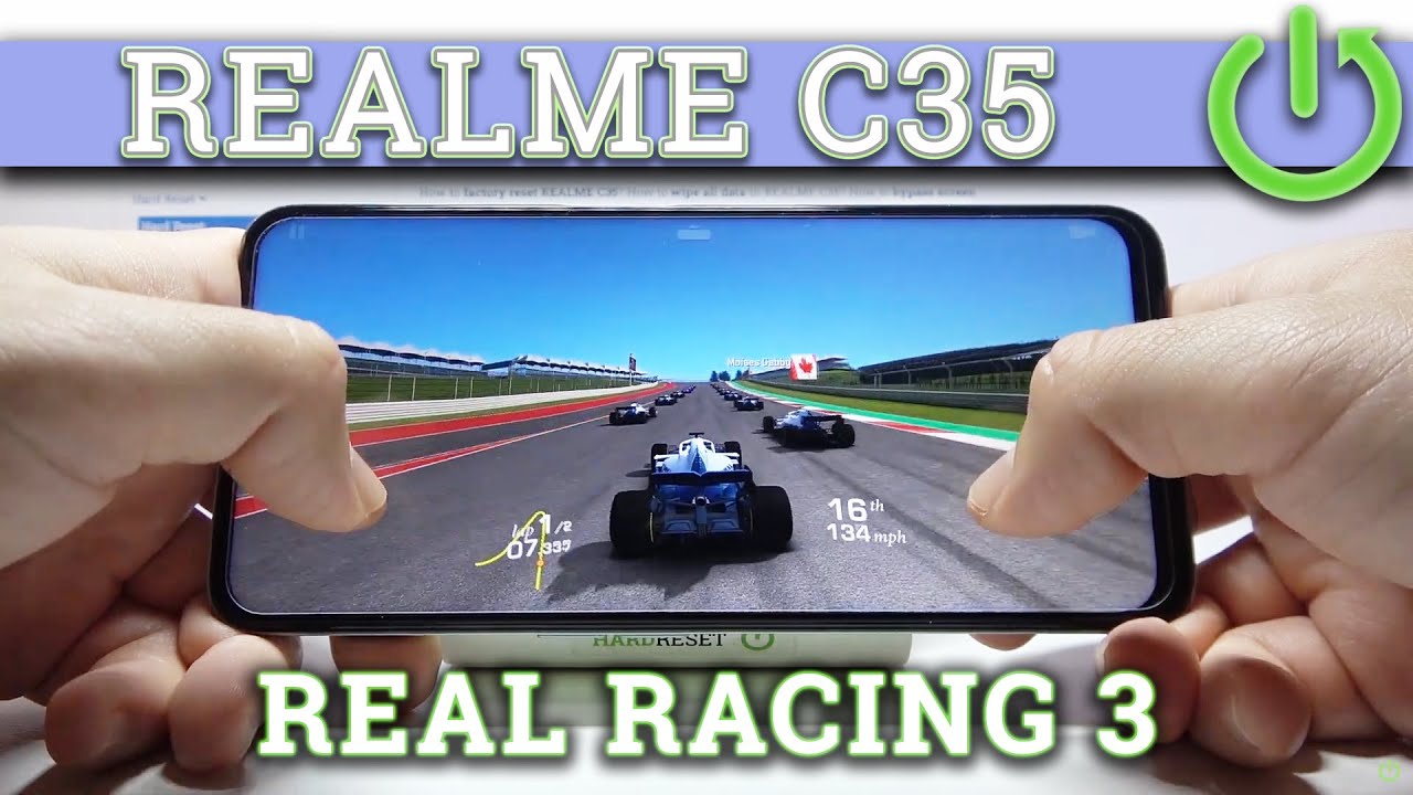 Realme C35 - Real Racing 3 | 190$ Phone Gaming Test 💰 | Cheap Smartphone vs Games