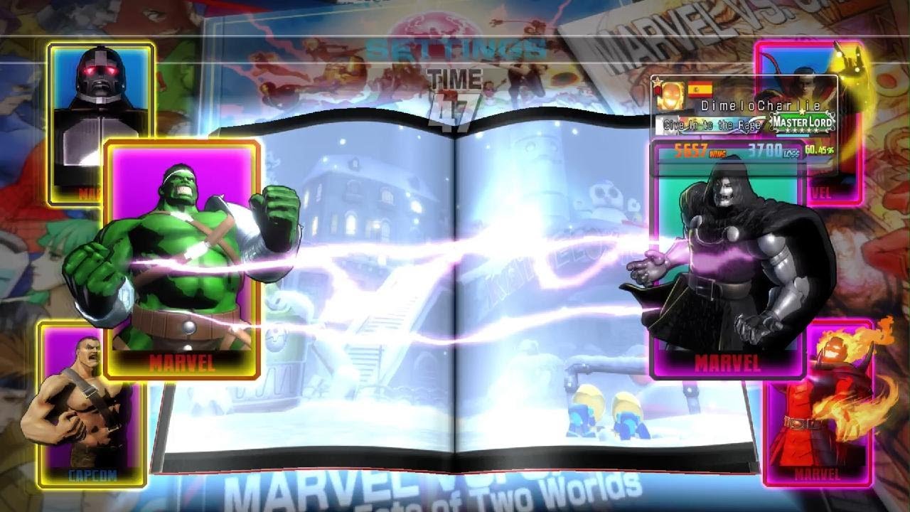 Hag/Hul/Sent vs Doom/Dorm/Strange ULTIMATE MARVEL VS. CAPCOM 3