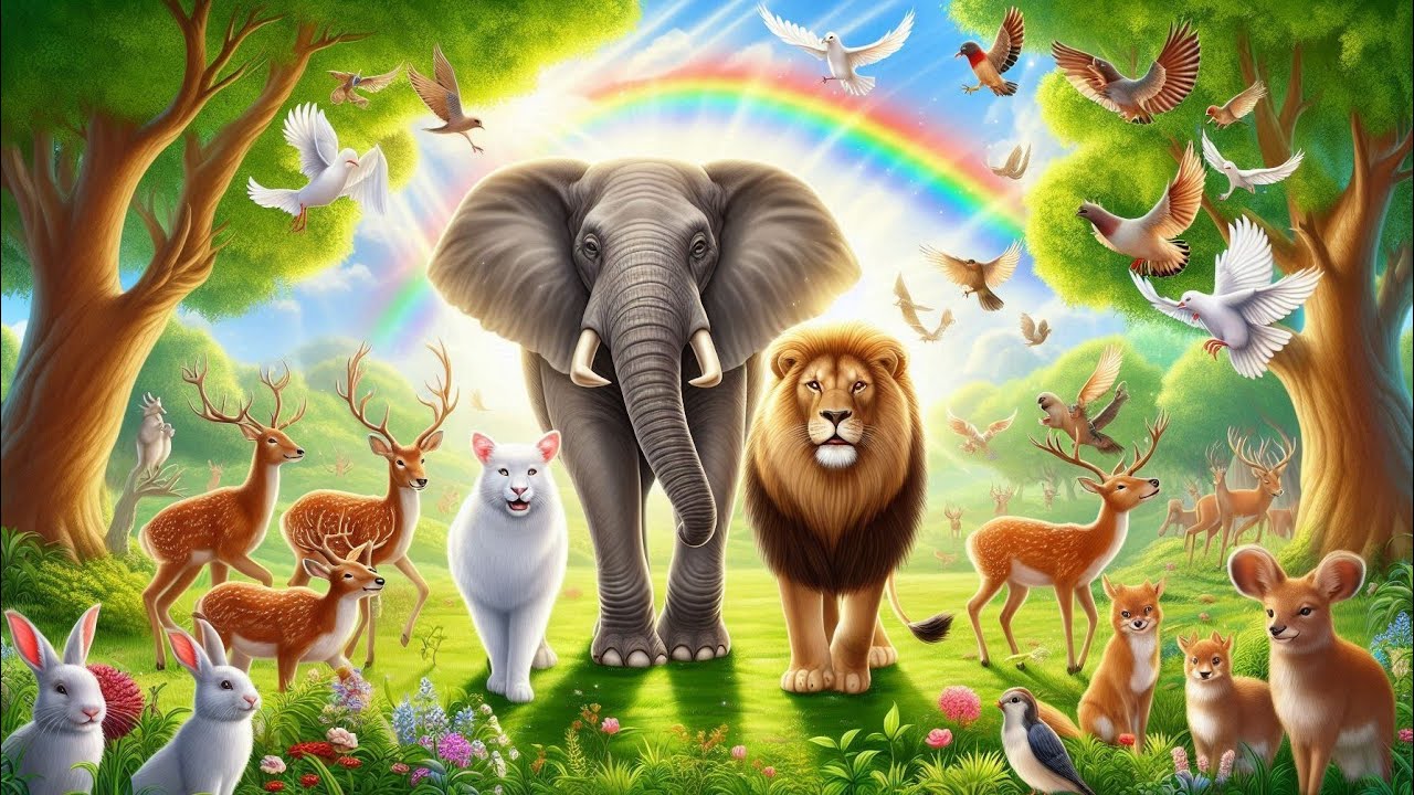 Hathi aur sher ki kahani😱#fuunyanimals #virallongvideo#kahaniya #fuunyvideo #cartoons @meowworld-05 