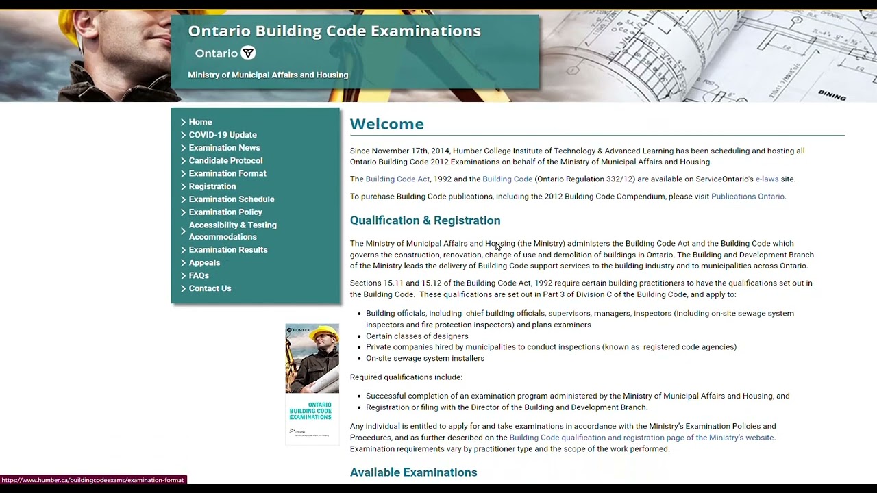 Ontario Building Code Registration