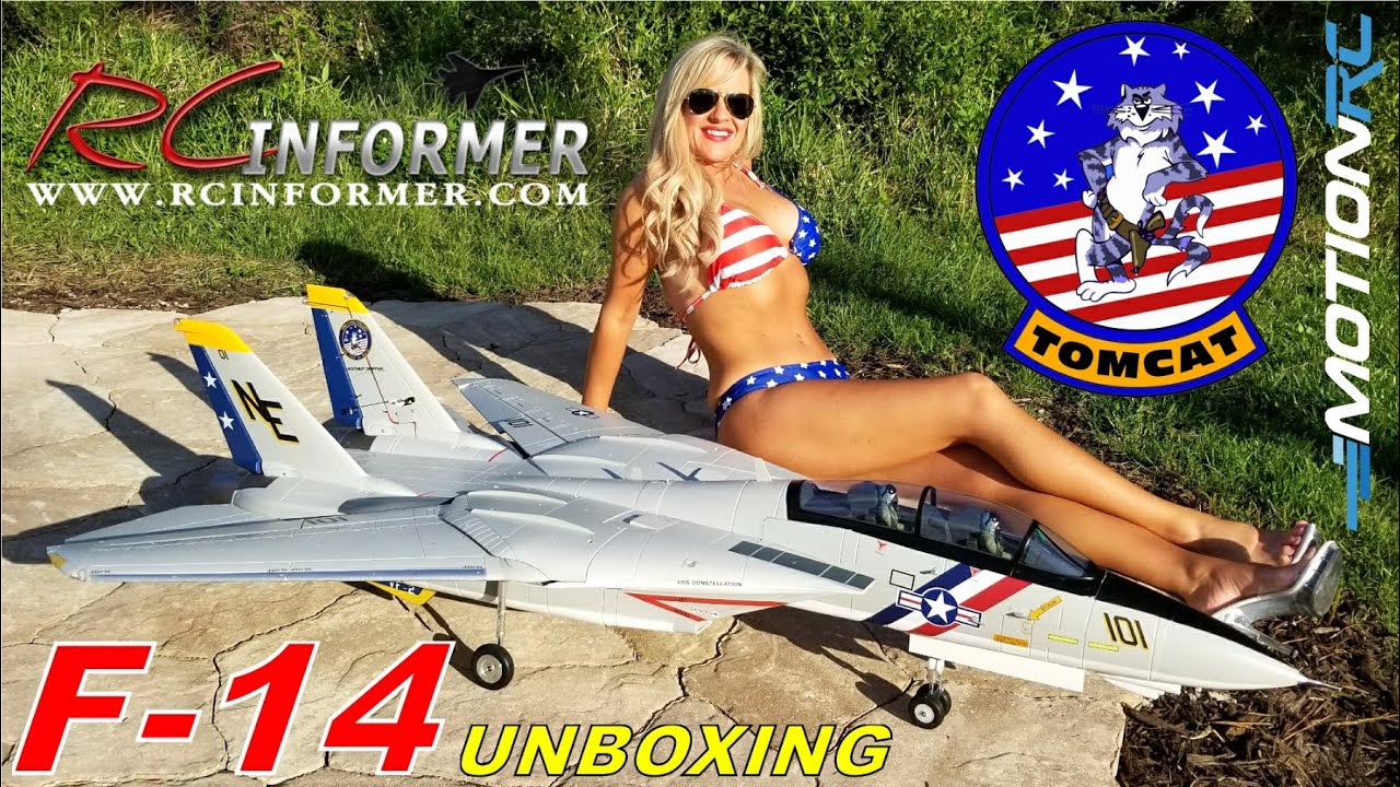 FREEWING F-14 TOMCAT TWIN 80MM UNBOXING By: RCINFORMER