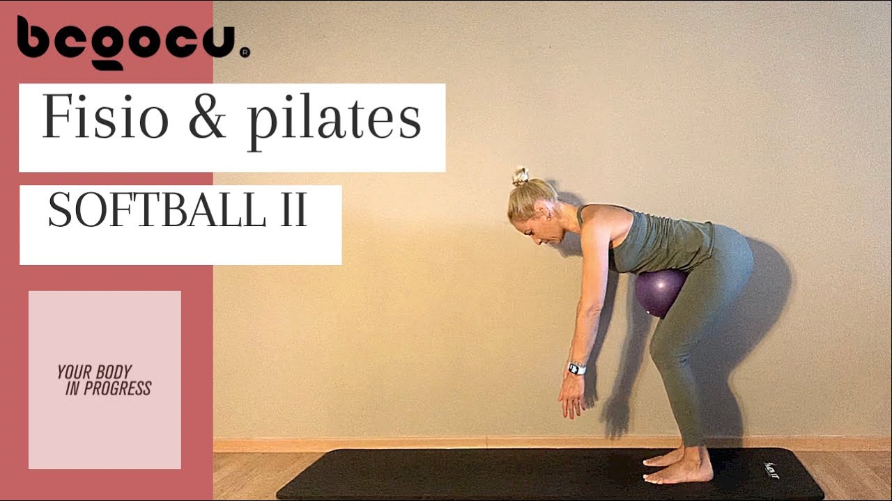 PILATES CON PELOTA PEQUEÑA . Segunda rutina intensa de fisiopilates con la  SOFTBALL .