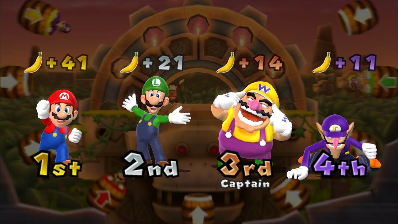 Mario Party 9 Mario Party - Mario, Luigi, Wario, Waluigi - DK's Jungle Ruins