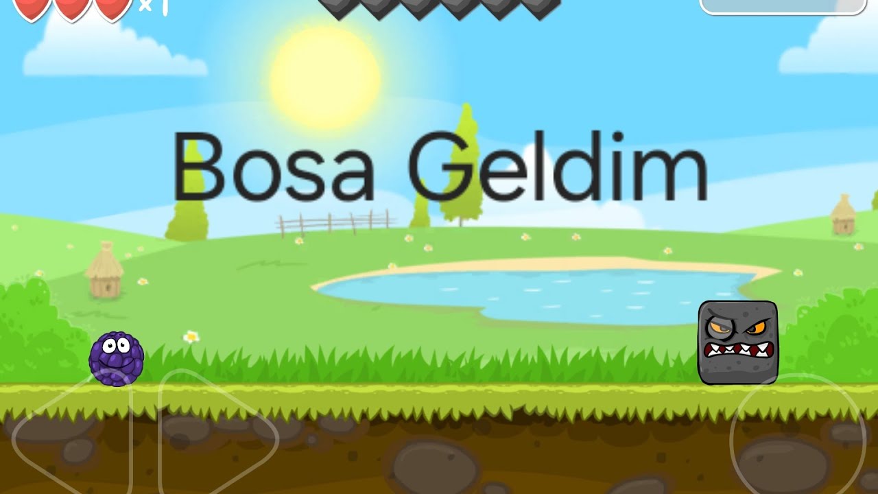 Bosa geldim/ormanın derinliklerine geçtim