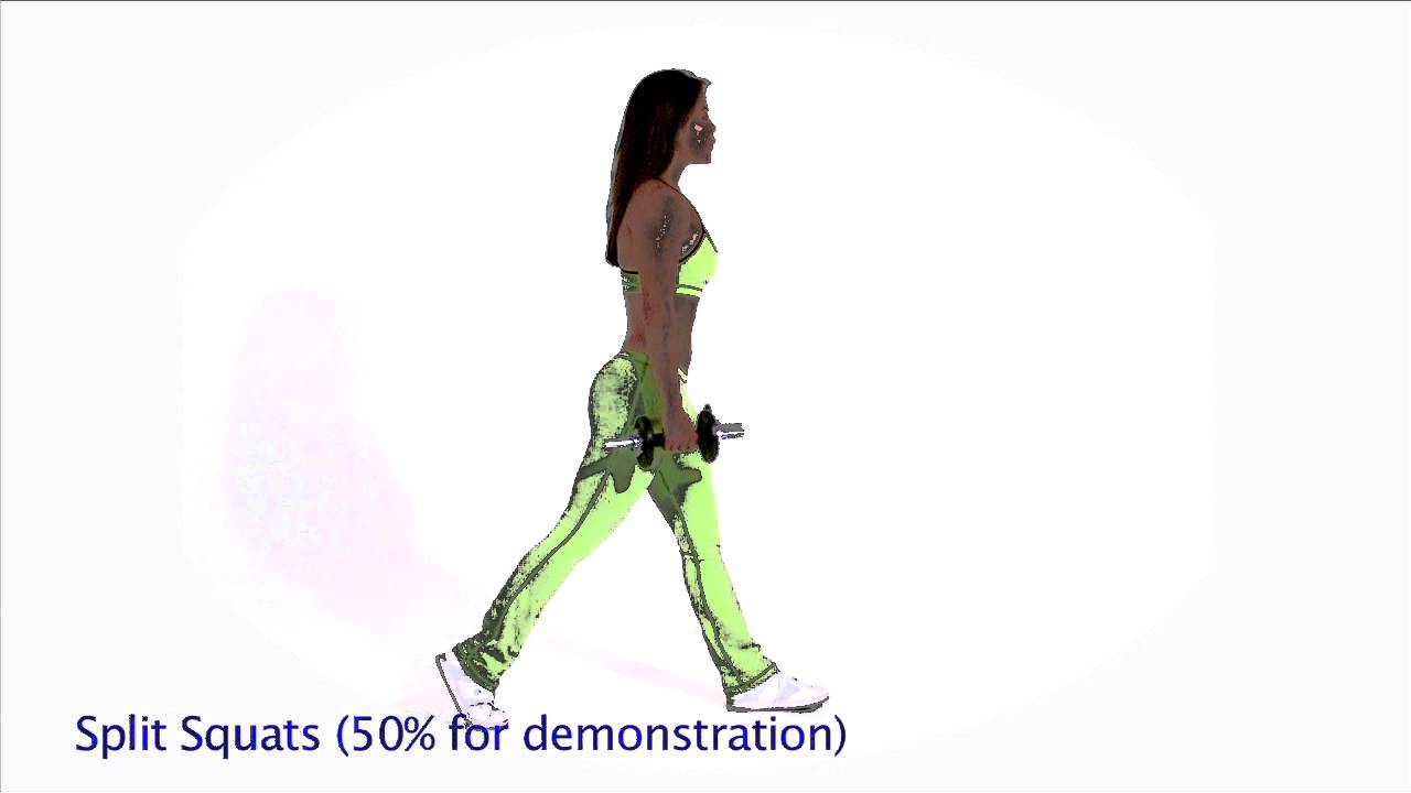 Split Squats by MDWorkout.com