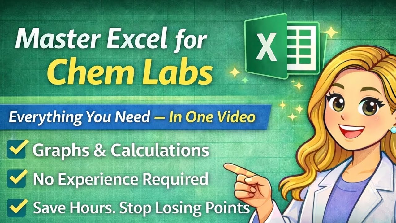 Excel for Chemistry Students | The ONLY Tutorial You’ll Ever Need!