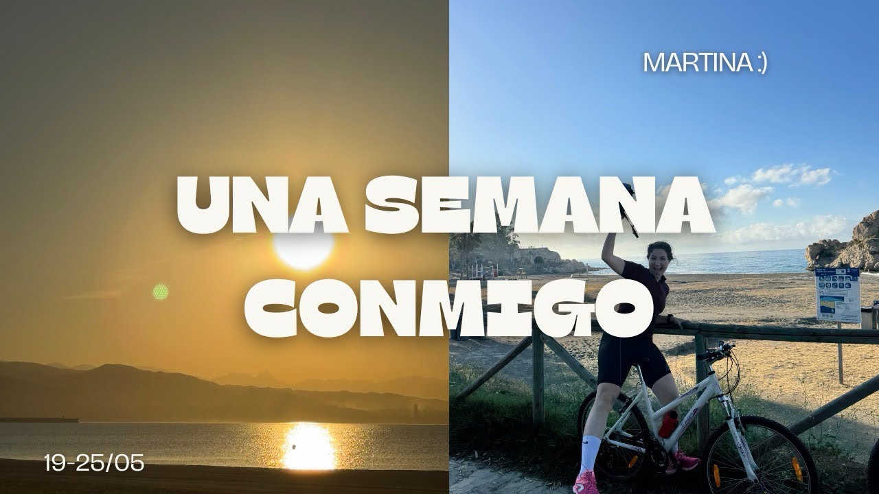 Una semana conmigo! Versión realista: Estudio, deporte, comida, agobios...