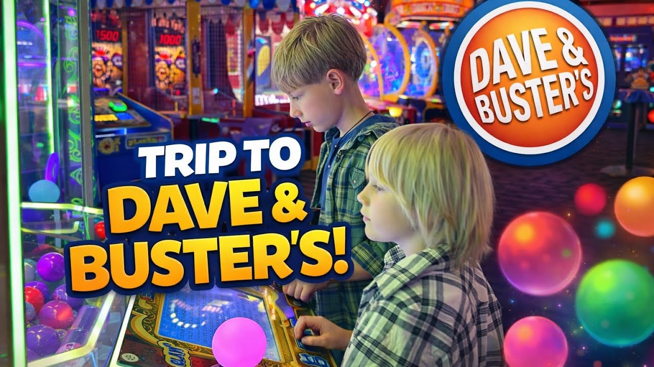 Dave&busters. Дети в Детском КАЗИНО! 