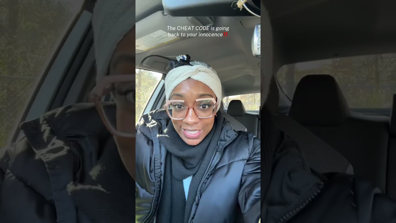 The CHEAT CODE is going back to your innocence✨