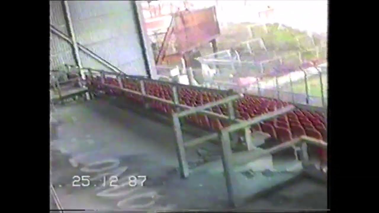 1987/88 The Valley .Tour of a derelict stadium.