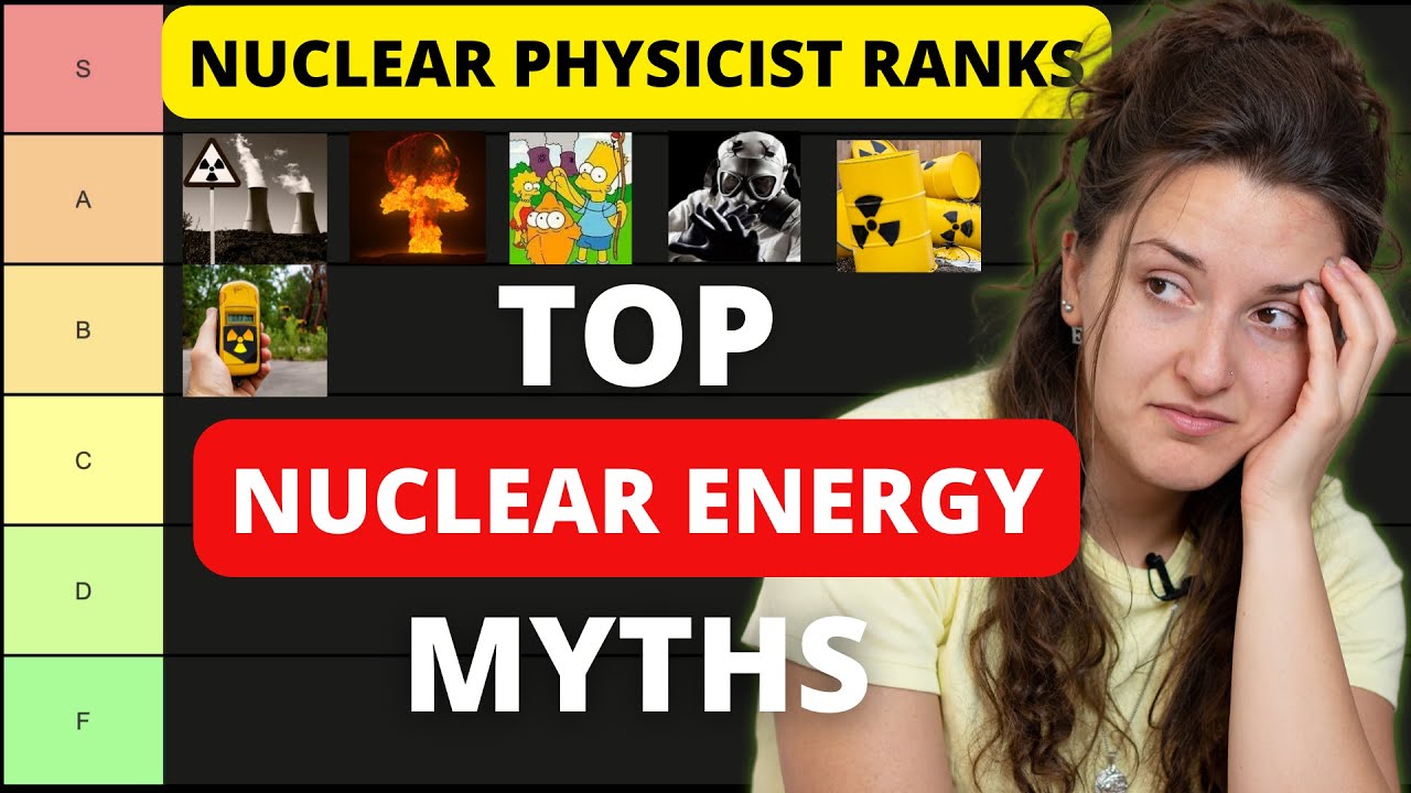 Nuclear Physicist Ranks - Top Nuclear Energy Myths Tier List