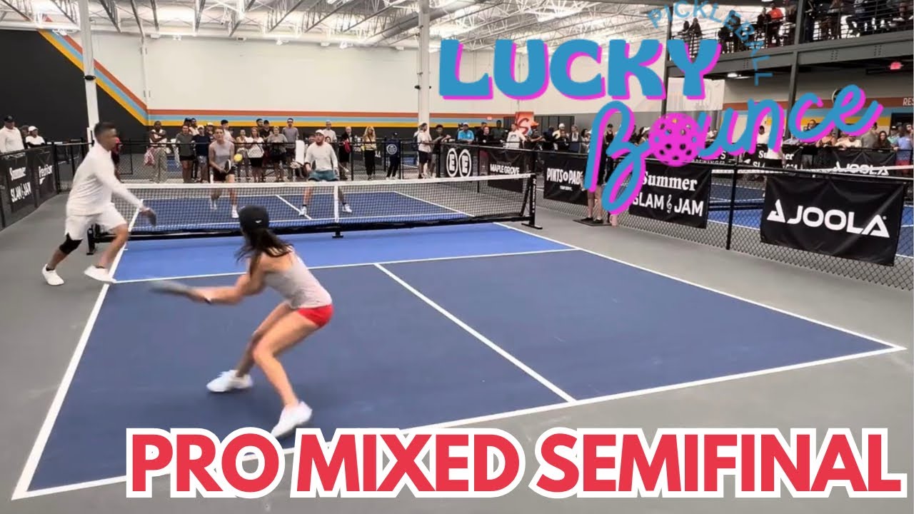 semifinal pro mixed doubles ￼ summer slam & jam tournament ￼