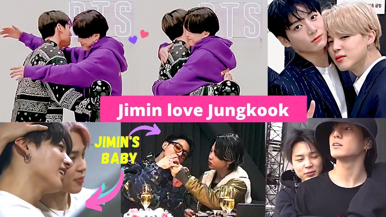 Jimin showing his love for Jungkook