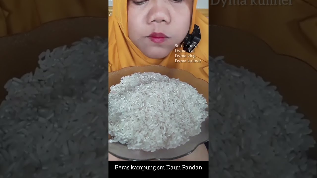 Dyma kuliner 💕kompilasi DiPiring💕 makan beras mentah💕#asmr #mukbang @Dymareal 