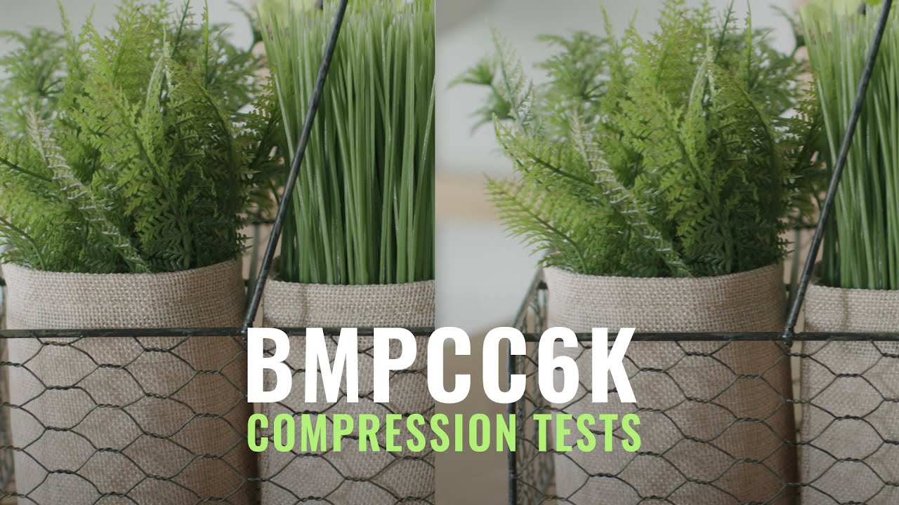 Pocket 6k - Blackmagic Raw Compression Tests