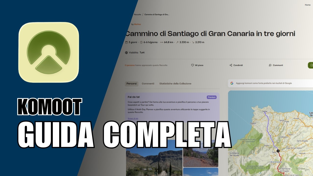 KOMOOT: GUIDA COMPLETA alla miglior APP per ESCURSIONI e ATTIVITÀ OUTDOOR