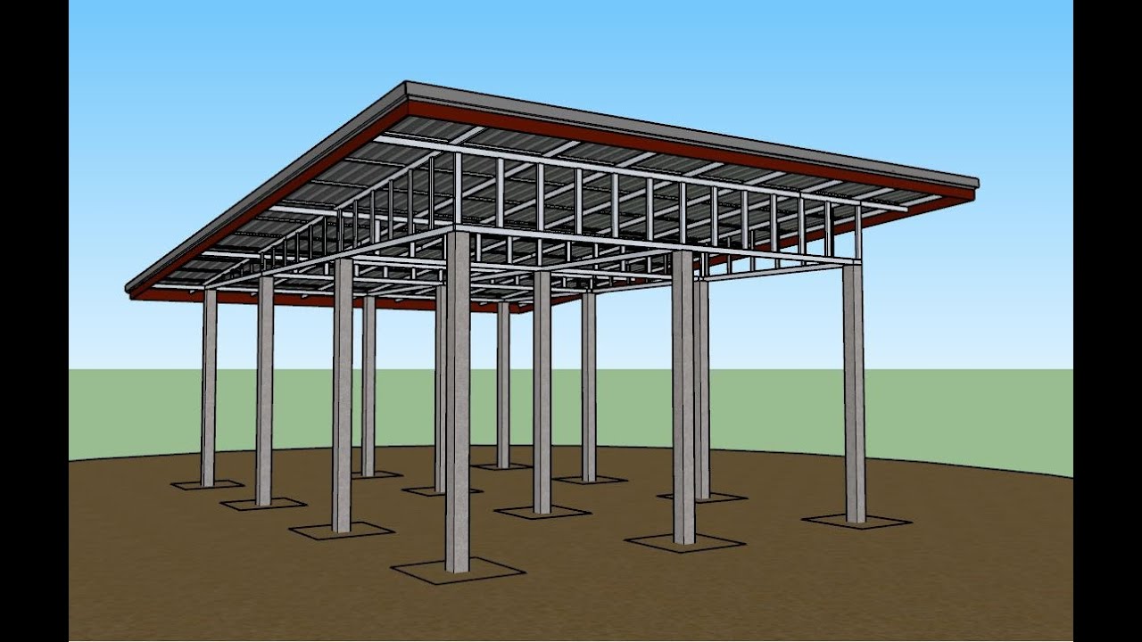 ดูเลยว่าใช้งบเท่าไหร่​ ยกมุงเสา12ต้นทรงโมเดิร์น EP1. รายระเอียดอยูหลังvdo
