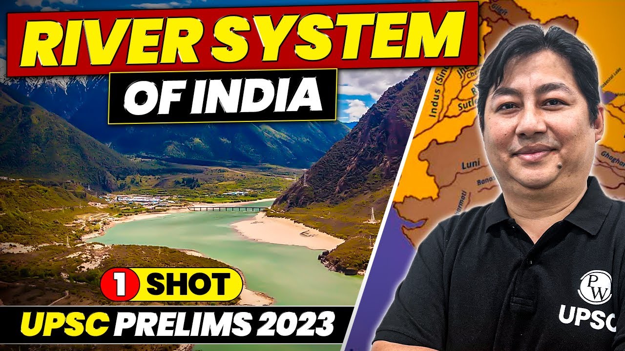 All Rivers of India in One Video | Indian Geography for UPSC CSE Prelims 2023 | UPSC Wallah