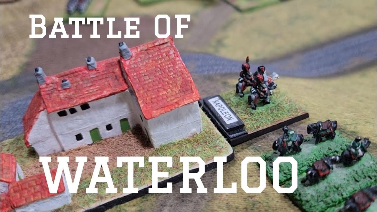 Battle of Waterloo - 6mm Napoleonic Wargame - #Quickstrike AAR