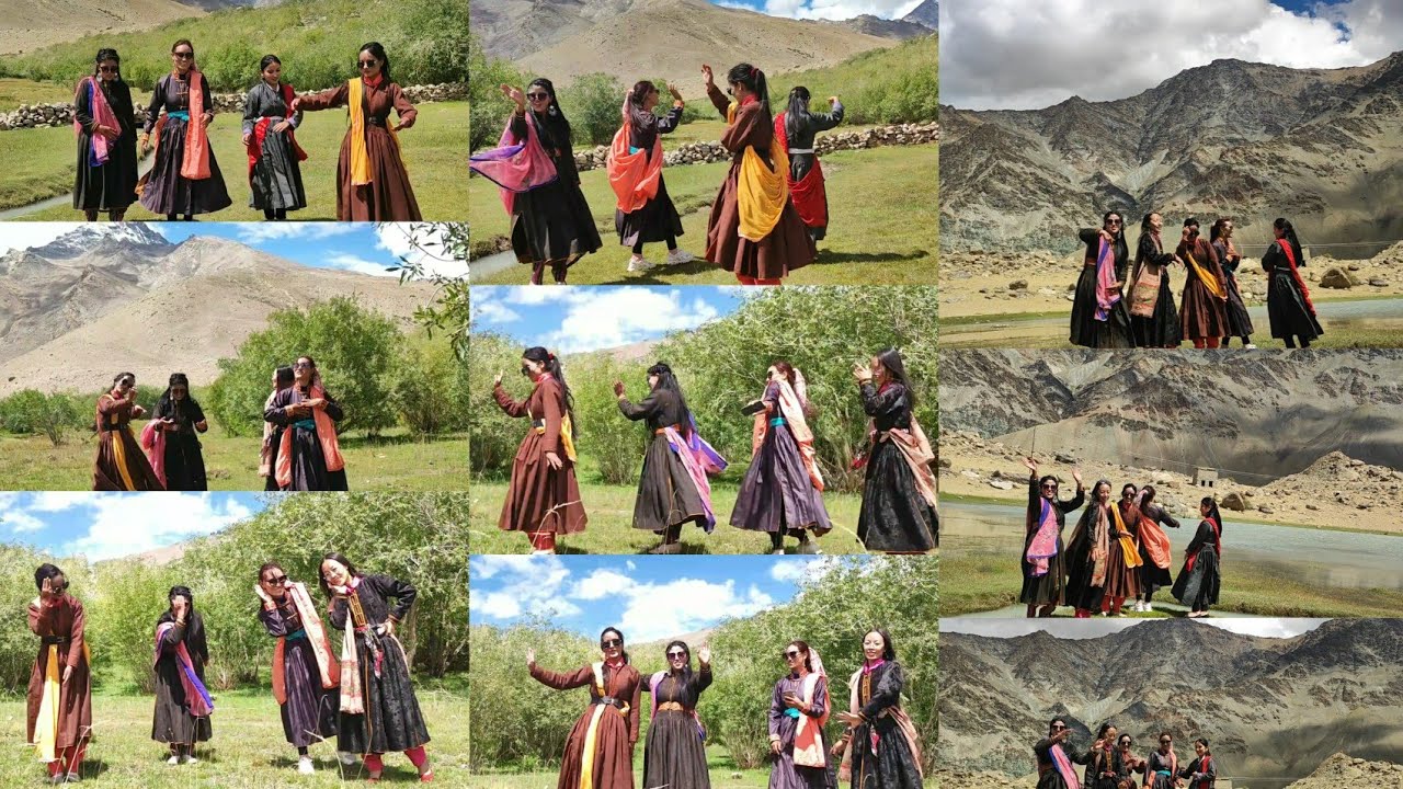 Vlog with friends..||ladakhi dance cover||zanskar||ladakhi dance @paldon sking