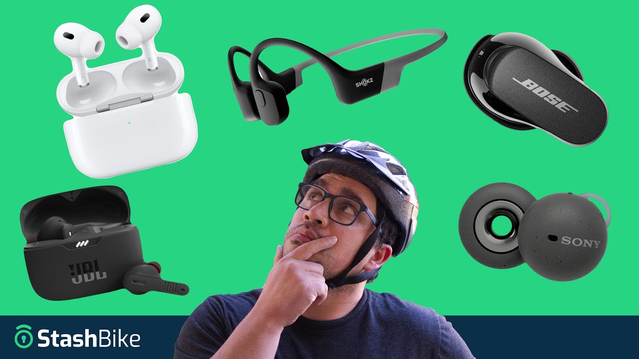 Best type of headset for safe bike riding | Noise Cancelling vs Bone Conduction vs Open Earbuds