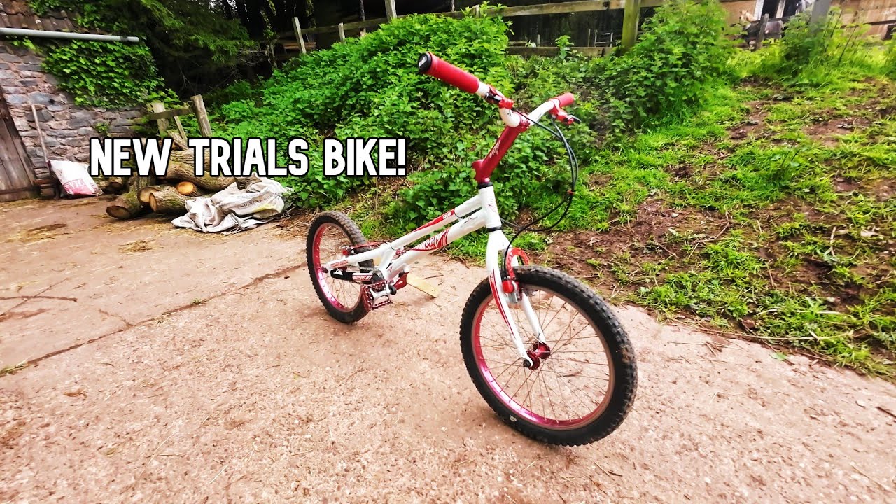 My new trials bike is sick!