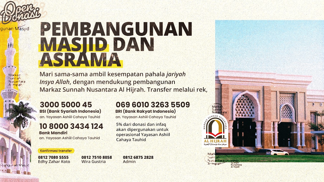 🔴 [LIVE] Shalat Tarawih 07 Ramadhan 1447 H