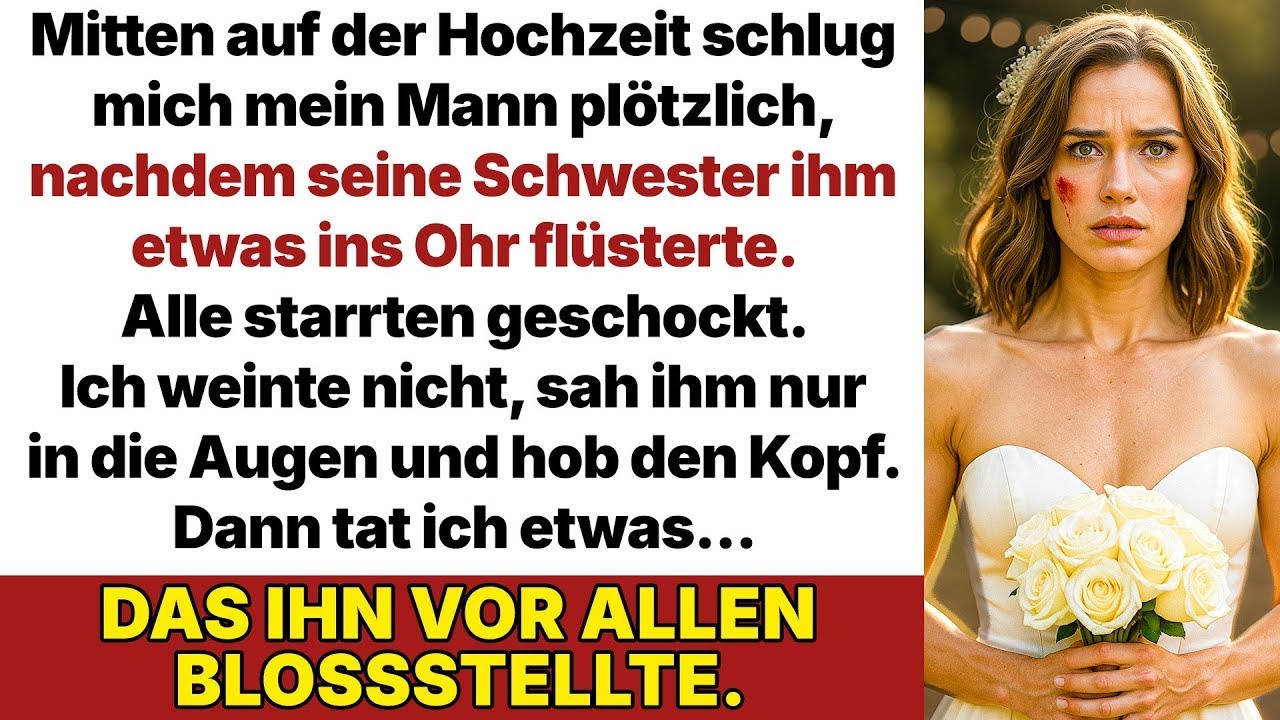 Mein Mann schlug mich auf unserer Hochzeit – was ich dann tat, zerstörte ihn völlig...