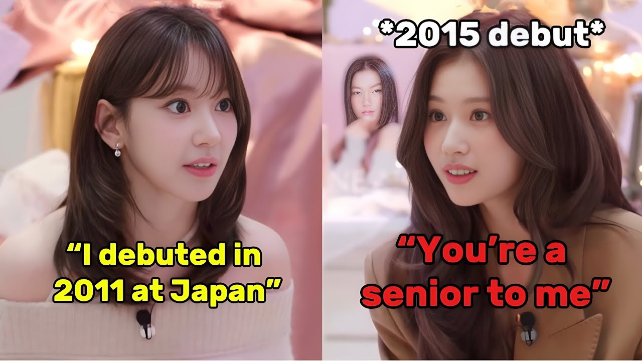 TWICE SANA calling SAKURA her senior when finding out she debuted first in Japan