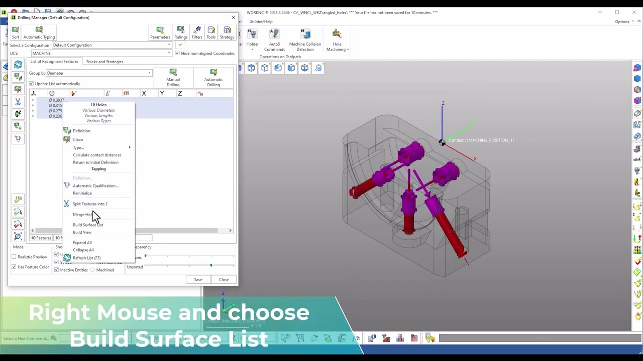 How to use the Drilling Manager to Create Views and Surface Lists