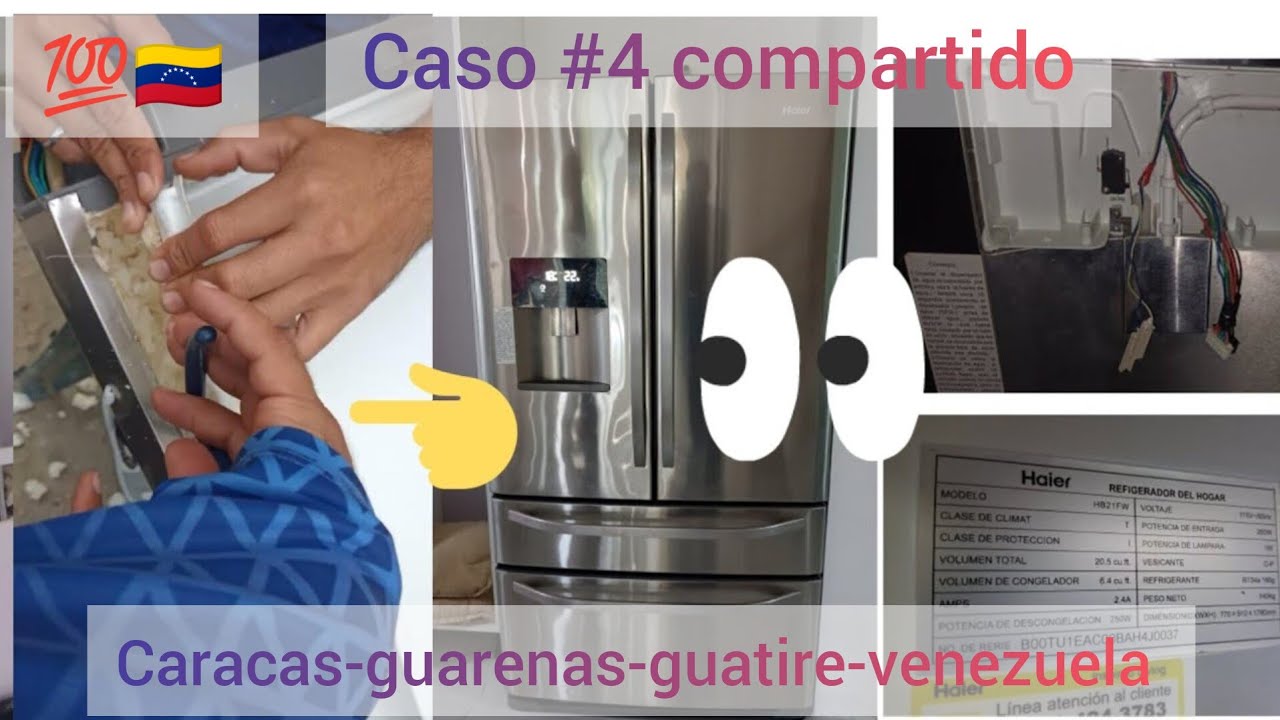 NEVERA HELADERA HAIER HB21fW  HB21B  PROBLEMA DE ENCENDIDO (PROBLEMA RESUELTO) 💯💯🇻🇪🇻🇪