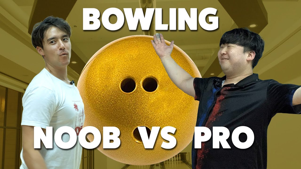 Steve Challenges a Pro Bowler | Noob Vs. Pro