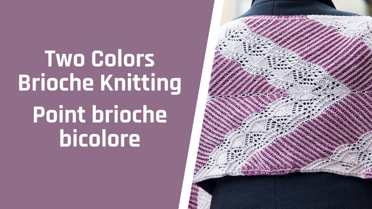 [TRICOT] Two colors brioche knitting