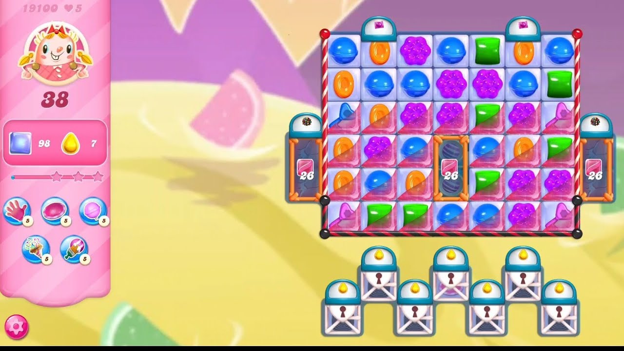 Candy crush saga level 19100