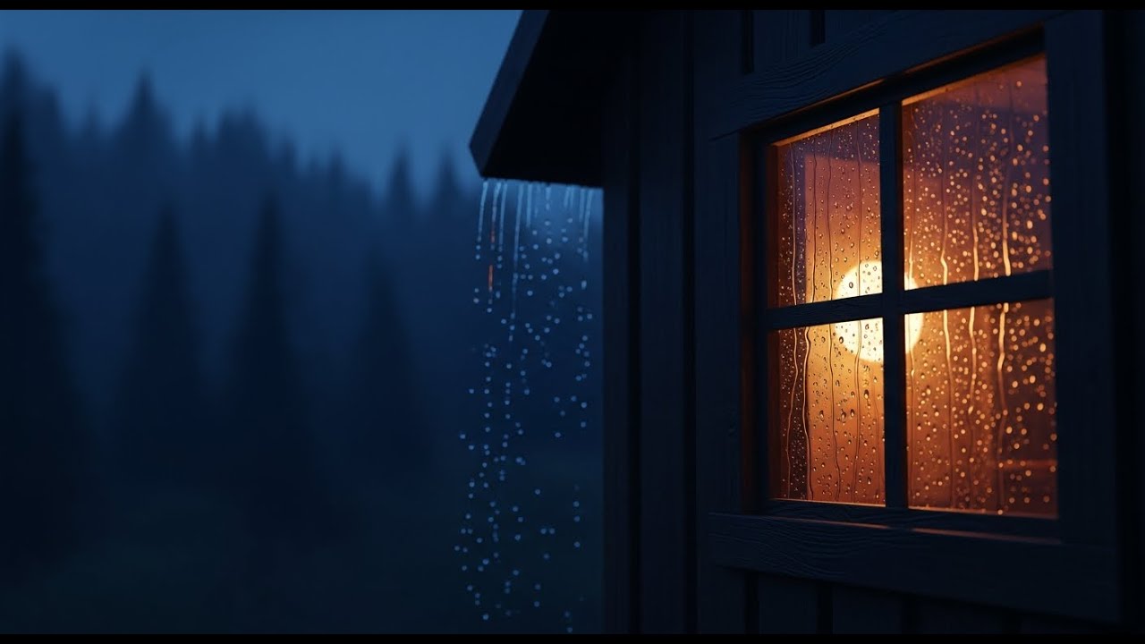 Quiet Rain in Front of the House | Calm ASMR