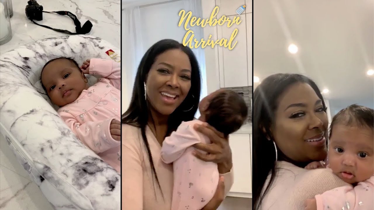 Kenya Moore Introduces Daughter Brooklyn To IG Live! 👶🏾