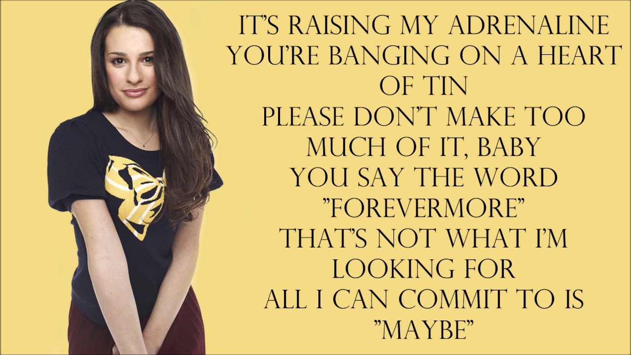 Glee 1x10 - Crush [with lyrics]