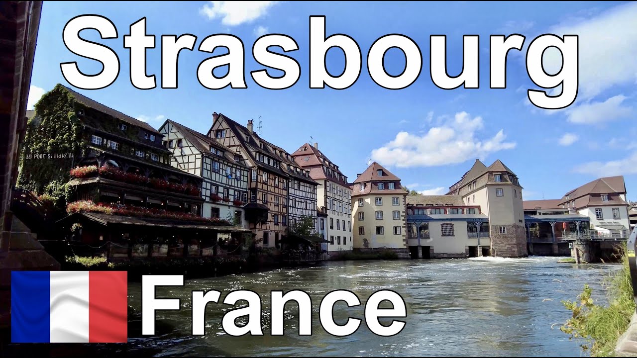 Strasbourg, France Walking Tour (with Subtitles) Alsace 2021 [HD 4K 60fps]