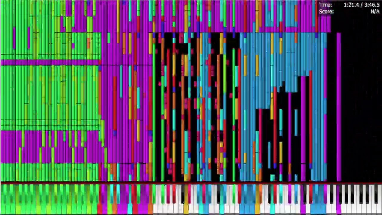 [Black MIDI] - Bad Apple!! 9.5 Million Notes