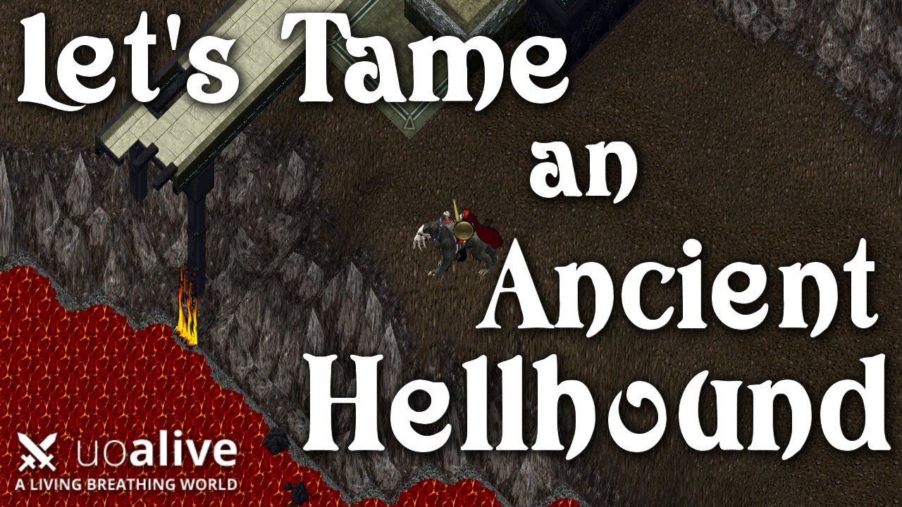 Let's Tame an Ancient Hellhound! UOALIVE