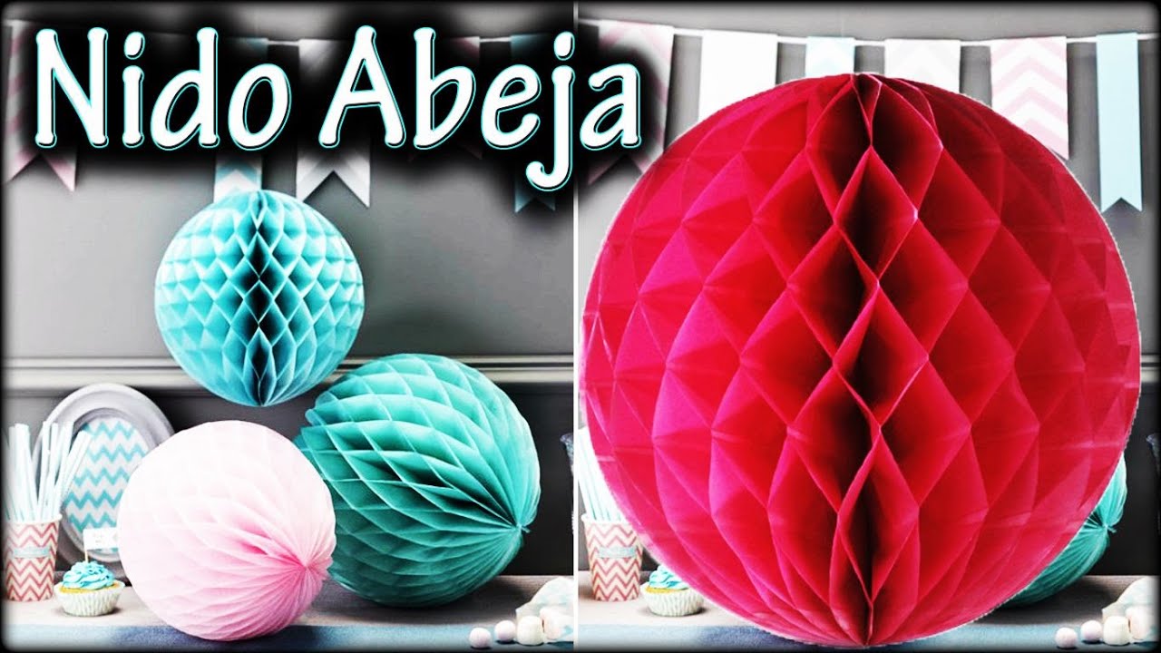 BOLA/ESFERA Nido de ABEJA | Decoración para fiesta