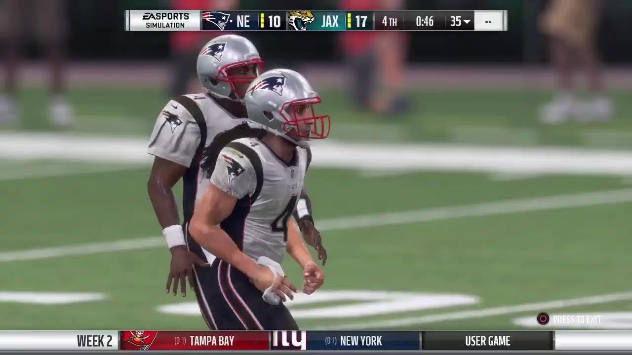S10 W2 Patriots vs Jags