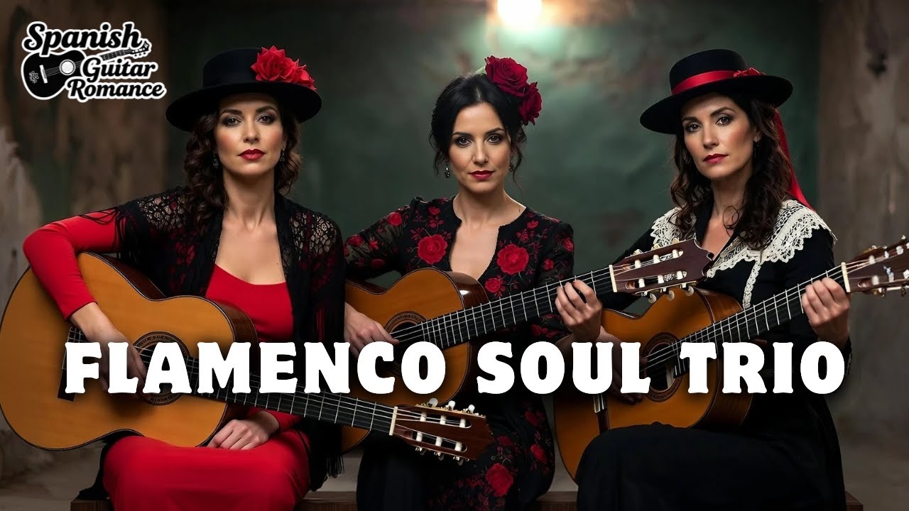 Flamenco Soul Trio • 1 Hour Spanish Guitar Instrumental for Passion & Andalusian Spirit