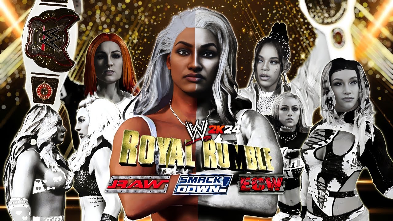 WWE 2K24 | Women's Royal Rumble 2024 (FULL PPV)