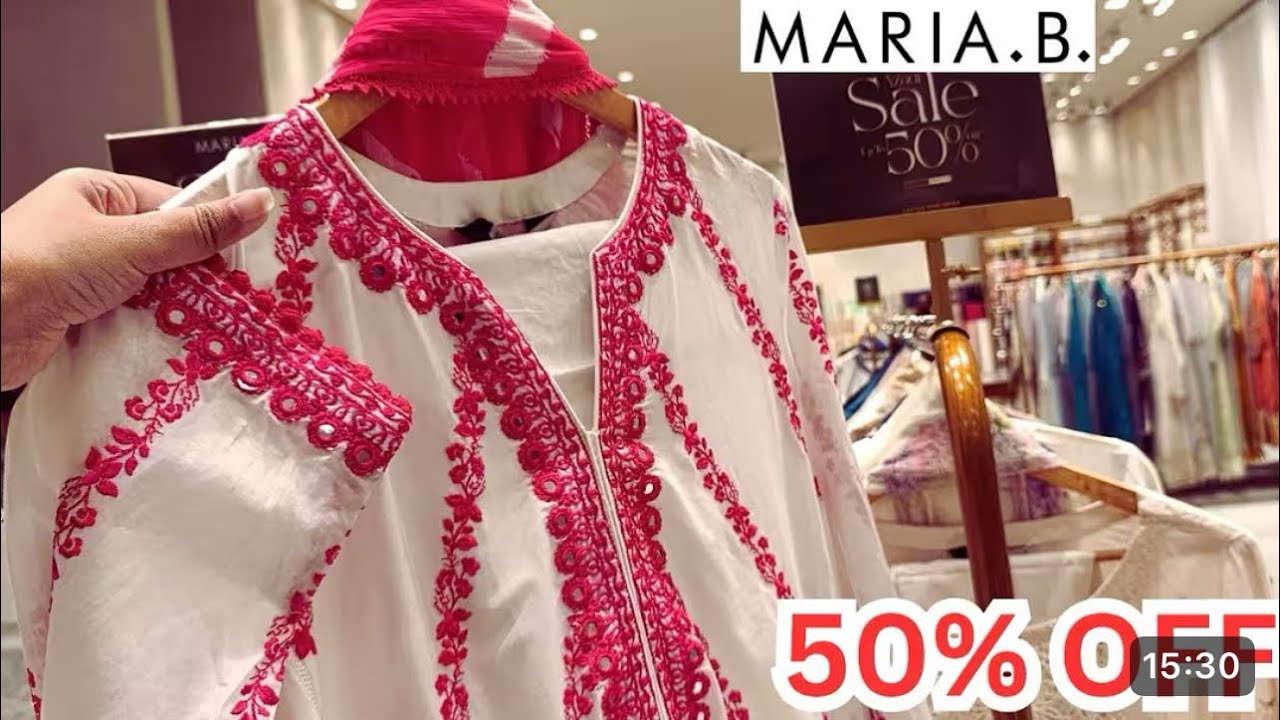 🔥😱Maria b 50% OFF SALE 😱🔥 Maria b Sale 2025 ❤️👌📣